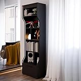 Forte Pittsfield Regal Schwarz mit App-gesteuerter Mehrfarbig RGB-LED...