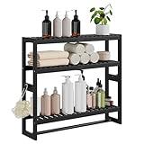 RRX Bambus-Badezimmerregal, 15cmx59cmx53cm H, 3-stöckig, verstellbare...