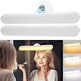 Rinfency 2PCS LED schminktisch beleuchtung, Dimmbar Make up Licht für...