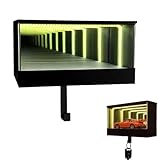 Bajbumgn Garagen Schlüsselanhänger Aufhänger, 3D Infinity Tunnel...