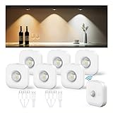 Coovee Unterbauleuchte Schrankbeleuchtung LED mit Fernbedienung,...