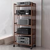 Elitix HiFi Rack 5-stufiger AV-Komponenten-Medienständer,...