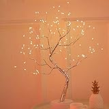 Bonsai Tree Schreibtischlampe, DIY LED Schreibtisch Baumlampe, USB...