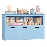 FOREHILL Kinderregal mit Boxen auf Rollen, Spielzeug Aufbewahrung...