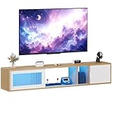 YITAHOME 148 cm Schwebender TV-Schrank für Fernseher bis 65 Zoll mit...