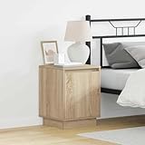 Owoxanthellate Sonoma Eiche Nachttisch 39x34,5x50 cm Holzwerkstoff...