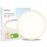 BestLuz Deckenlampe LED Deckenleuchte 200lm/w 18W 3600LM 4000K, LED...