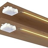 SOAIY 2er-Set LED Streifen Batterie 1M 60LEDs Lichtband Warmweiß...