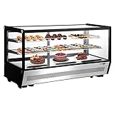 GGM Gastro Tischkühlvitrine - 200 Liter - 400 W - LED-Beleuchtung - 2...