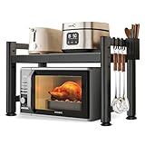 KALBIGRO Verstellbares Mikrowellen Regal, 2-Stufig Erweiterbares...