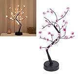 LED-Bonsai-Baum-Licht, künstliche Baum-Lampe Verstellbare Zweige...