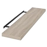 EUGAD Wandregal Wandboard Buchregal Hängeregal DVD CD Regal Holz...