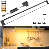WOBANE LED Unterbauleuchte Küche,Dimmbare 60cm LED Schrankbeleuchtung...