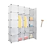 Lospitch 20 Würfel DIY Regalsystem Kleiderschrank Offen Kunststoff...