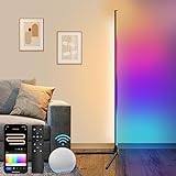 Fortand LED Ecklampe, WiFi RGBCW Stehlampe Wohnzimmer Dimmbar LED...