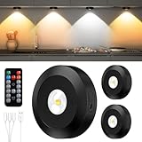 JVURICE Vitrinenbeleuchtung LED Spot 2400mAh Akku Kabellos Dimmbar...