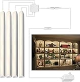 Cefrank LED-Regallicht-Set, 4x 31cm V-förmige Lichtleisten...