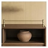 Vielseitiges Messing-Regal-Schutzschiene, 6 Stück, 97 cm, Haltestange...