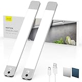 LROLTEF Schrankbeleuchtung Led Lampe mit Handwelle & Bewegungsmelder -...