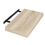 EUGAD Wandregal Wandboard Buchregal Hängeregal DVD CD Regal Holz...