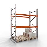 ARPA Palettenregal - 2,5 x 2,0 x 1,1 (HxBxT) - Grundregal mit 3 Ebenen...
