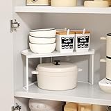 SHBaizoy Stapelbar Küchenschrank Organizer,Metalle Eckregal Küchen...