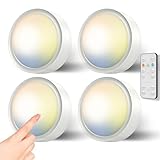 Dimmbar LED Spot Batteriebetrieben Fernbedienung - Kabellos...