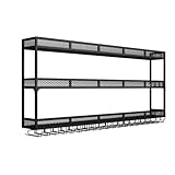 Weinregal Zur Wandmontage Mit LED-Beleuchtung Glasregal Eisen Display...