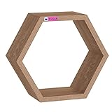 Velano Hexagon Regal - 3er Set Wandregal - Schweberegal - Hängeregal...