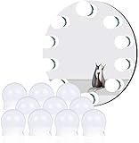 Daover 10 Led Spiegelleuchte, Hollywood Spiegel Beleuchtung 10 Dimmbar...