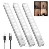 GOODEA 18cm Slim Bright LED Schrankbeleuchtung - Kleines Aluminium...