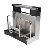 Küchenregal aus Edelstahl mit intelligenten Aufbewahrungslösungen...