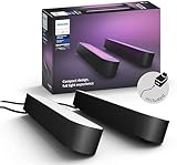 Philips Hue White & Color Ambiance Play Lightbar Doppelpack schwarz...