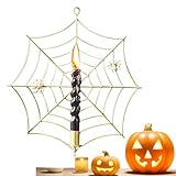 Kerzenhalter Mit Spinnennetz-Design – Halloween-Deko, Gruselige |...
