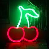 Ineonlife Kirsche Neonlichter für Schlafzimmer Neonschilder Rot Grün...