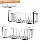 FIVMEN 2X Unterregal Hängekorb Metall Drahtkorb Metallkorb...