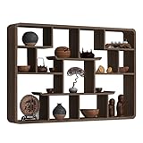 TWHZSAI Wandregal aus Holz, dekorativer Wandschrank, kleine...