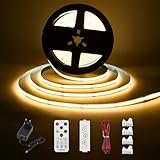 Enteenly LED Strip Warmweiss 3 Meter, Unterbauleuchte Lichtleiste...