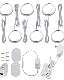 LED Unterbauleuchte, 6er Dimmbare Puck Lights für Küchenschrank,...