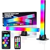 FUPT LED Lightbar, [2 Stück] RGB Gaming Lampe Fernseher...