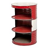 LEBENSwohnART Tonnen Regal Barel ca. D60cm Metall Tresen Hausbar...