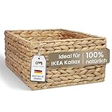 Casa Mina Korb Aufbewahrung 37x26x15cm 100% natürlich aus...