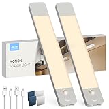 LROLTEF Schrankbeleuchtung Led Lampe mit Bewegungsmelder - 20cm 4000K...