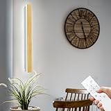 AOLED LED Wandleuchte Innen lange Bambus Wandlampe Dimmbar mit...