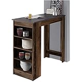 MOJITO Moderner Bartisch in Matera, Old Style Optik - Platzsparende...