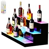 Cityjoy LED-beleuchtetes Regal für Likörflaschen, 3 Ebenen,...