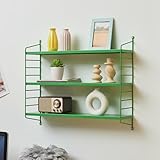 [en.casa] Modulares Wandregal Strängnäs Metallregal Apfelgrün...