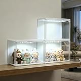 GUDEMAY Transparente Stapelbare Kunststoffboxen mit Magnetverschluss...