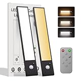 2 Stück 20cm Schrankbeleuchtung,70LEDs Dimmbar Schrankbeleuchtung led...