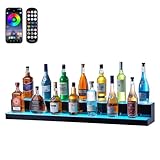 VEVOR Barregal Weinregal, LED-beleuchtetes Hausbarregal mit...